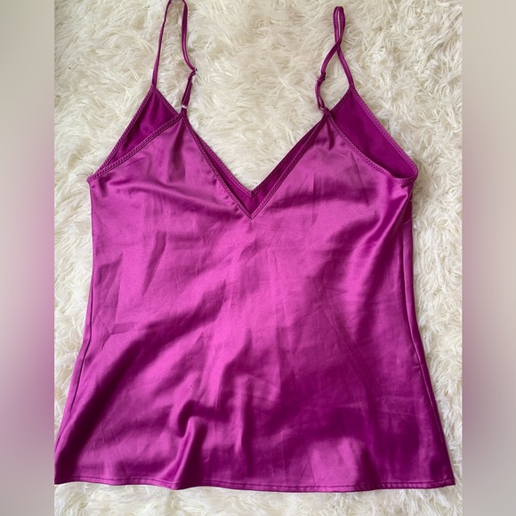 ZARA tank top fuschia size S - Picture 2 of 3